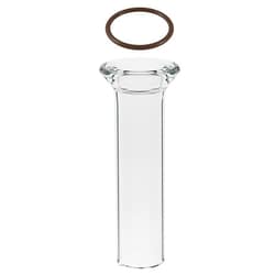 Chemglass Life Sciences #20 Quartz O-Ring Joint, 23.0mm Tube O.D., Clamp