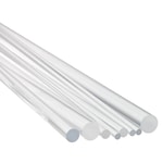 Chemglass Life Sciences 6mm Diameter Quartz Rod, 48in Length