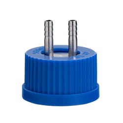 Chemglass Life Sciences 2-Port Drip Tube Assembly with Open Top Cap and Gasket