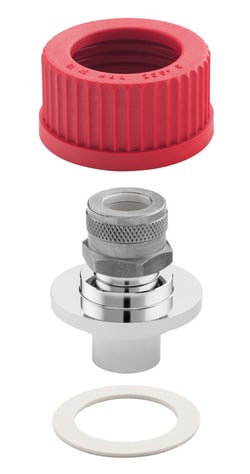 Chemglass Life Sciences 12mm GL-45 Probe Holder, Compression Style