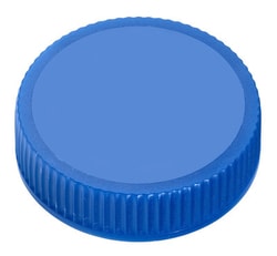 Chemglass Life Sciences&nbsp;Cap, 100mm, Blue, Polypropylene, Non-Sterile