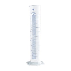 Chemglass Life Sciences&nbsp;250mL Cylinder, Graduated, Class B, Polypropylene, Blue Scale