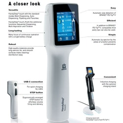 Chemglass Life Sciences Charging Stand for HandyStep Touch and HandyStep Touch S, without Universal AC Adapter