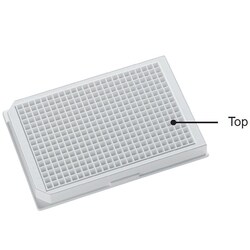 Chemglass Life Sciences Krystal Microplate, 384 Well, White, Square Wells,