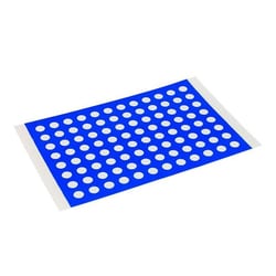 Chemglass Life Sciences Sealing Film, 2 mil Blue PTFE, 96-Well Pattern,