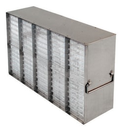 Chemglass Life Sciences&nbsp;Racks, Upright Style Freezer, for 96 and 384-Well Microtiter Plates, Holds 84 With Lids / 96 Without Lids, 22