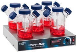 Chemglass Life Sciences Stirrer, Magnetic, Five Position, Dura-Mag, 120V