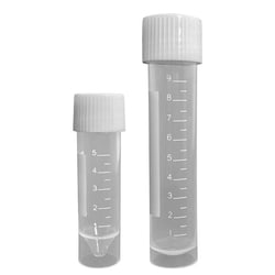 Chemglass Life Sciences Transport/Mailing Tubes, 5mL, 16 x 60mm, w/Attached