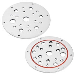 Chemglass Life Sciences Headplate for 2L Bio Reactors, 16 Ports, Quantity: