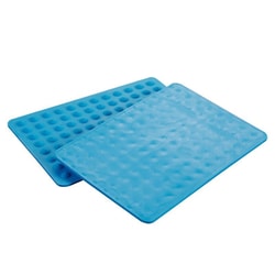 Chemglass Life Sciences Mat for 96-Well PCR Plates, Blue, Santoprene
