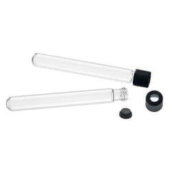 Chemglass Life Sciences Complete Hungate Anaerobic Tubes, 16 x 125mm, Supplied