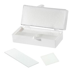 Chemglass Life Sciences Cover Slip, Square, 25 x 25mm, #1 Float Glass, 1oz/Pkg, Approx 125/Oz