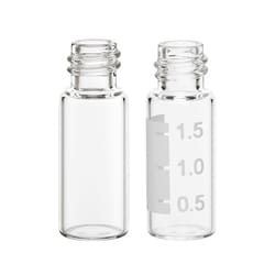 Chemglass Life Sciences&nbsp;Vial, 2.0mL, Clear with White Grad Spot, Standard Opening, 12x32mm, GPI 8-425