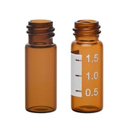 Chemglass Life Sciences Vial, 2.0mL, Amber, Large Opening, 12x32mm, GPI 10-425