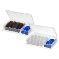 Chemglass Life Sciences Pack, Bonded Closure and Vial, Glass, 2.0mL, 9mm Thread, Clear, 12 x 32mm, PTFE/Red Rubber