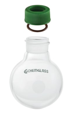 Chemglass Life Sciences 10mL Single Neck Round Bottom Flask (RBF) , 14/10 Threaded Outer Joint