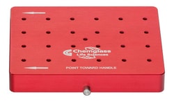 Chemglass Life Sciences OptiBlock Parallel Synthesis Reaction Block Top