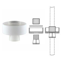 Chemglass Life Sciences Porous PTFE Filter Disc, 19mm & 25.4mm