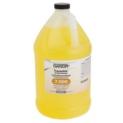 Cole-Parmer Oakton Traceable pH Standard Buffer with Calibration, Yellow, pH 7; 4 L