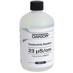 Cole-Parmer Oakton Conductivity and TDS Standard, 23 µS; 500 mL, Quantity: