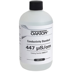 Cole-Parmer Oakton Conductivity and TDS Standard, 447 µS; 500 mL, Quantity: