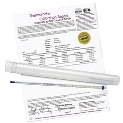Cole-Parmer Digi-Sense Calibrated Liquid-In-Glass Thermometer; 1 to 61C,