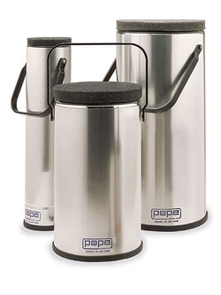Cole-Parmer Cylindrical Dewar Flask with Handle, 1000 mL, Quantity: Each