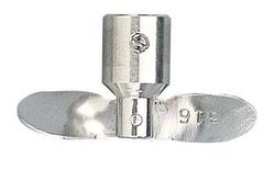Cole-Parmer Two-Blade Folding Impeller, 5/16" Bore; 2" Dia, Quantity: Each
