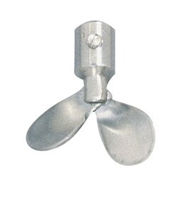 Cole-Parmer Two-Blade Folding Impeller, 5/16" Bore; 2" Dia, Quantity: Each
