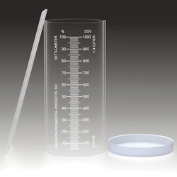 Cole-Parmer Raven Environmental C-10102 Settlometer Kit, acrylic, 1.4 L,