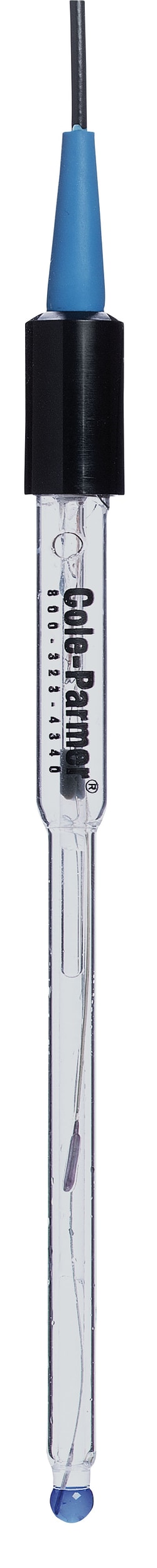Cole-Parmer Cole-Parmer pH Probe, Refillable, long and thin body, Quantity: