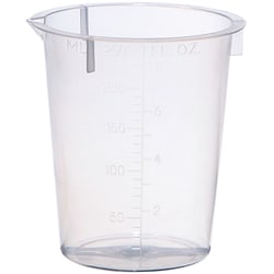 Cole-Parmer Cole-Parmer elements Plastic Beaker, Transparent PP, 250 mL, 50/pk