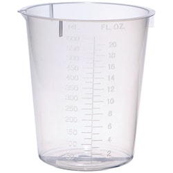 Cole-Parmer Cole-Parmer elements Plastic Beaker, Transparent PP, 600 mL,