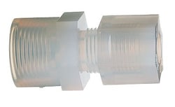 AVANTOR MASTERFLEX (VWR LLC)&nbsp;Parker Hannifin Compression threaded adapter, PFA, 1/4