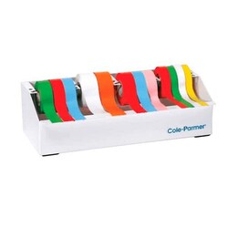 Cole-Parmer Write-On Tape, Assorted Colors, 3/4" x 14 yds, 16/pk, Quantity: