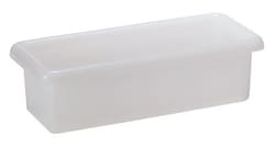 Cole-Parmer Rectangular high-density polyethylene utility tray, 0.75 gallon
