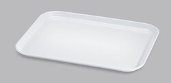 Cole-Parmer Autoclaveable White Fiberglass Tray, 12 x 13 x 3/4", Quantity: