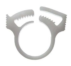 AVANTOR MASTERFLEX (VWR LLC) Acetal Copolymer Hose Clamps, White, 0.859""
