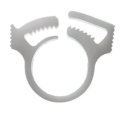 AVANTOR MASTERFLEX (VWR LLC) Masterflex Hose Clamp, Acetal Copolymer, White, 0.702