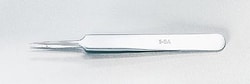 Cole-Parmer&nbsp;Aven Tools Tweezers, stainless steel, tapered, ultra fine tips, 4-1/4