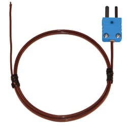 Cole-Parmer Digi-Sense Type-T Pvc-Insulated Probe Exposed Tip Mini-Connector, Exposed 3ft 24 -Gauge