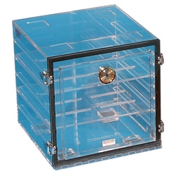 Cole-Parmer Plas-Labs 860-CG Acrylic Desiccator with Gas Port, Clear; 12