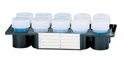 Cole-Parmer 15 mL PFA Vials in organizer trays, 10/tray, Quantity: Pack