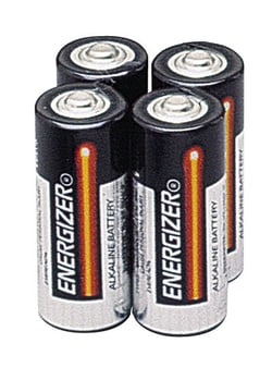 Cole-Parmer Energizer E91 Regular Alkaline Batteries, 1.5 V, AA, 4/pack,
