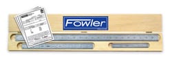 Cole-Parmer Fowler 52-262-624 NIST Calibration Certificate Rigid-Ruler Set, 6