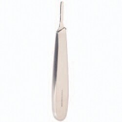 Cole-Parmer SS Dissecting Blade Handle, #8, for #60 and #70 Blades; 1/Pk,