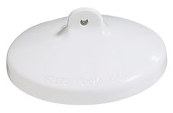 Cole-Parmer&nbsp;CoorsTek 60125 Porcelain Crucible Covers, 54 mm ID; 6/Pk