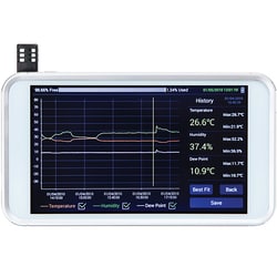 Cole-Parmer&nbsp;Traceable Temperature/RH Touch Screen Recorder with NIST-Calibration