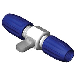 Cole-Parmer Diba Omnifit Standard Valve for 1 to 4 mm OD Tubing, 2-way, straight; 2/pk
