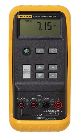 Cole-Parmer Fluke 715 Volt/mA Calibrator, 24V Supply w/Simultaneous mA